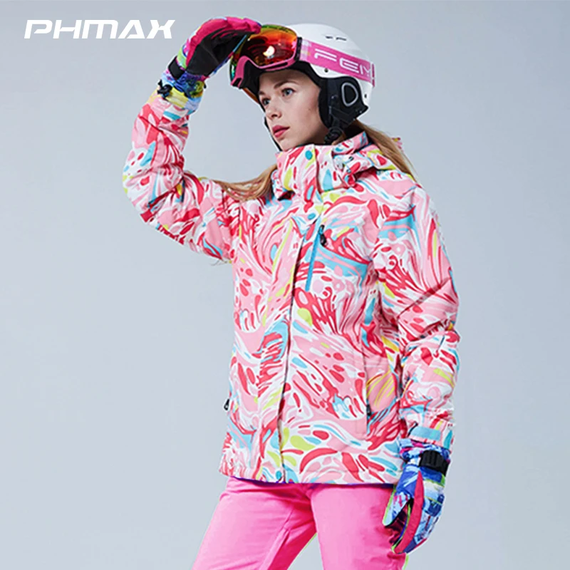 

PHMAX Anorak for Snowboard Women's Ski Jacket Heated Ski Jacket Women Winter Outdoor Sports Running Camping Skating Jacket