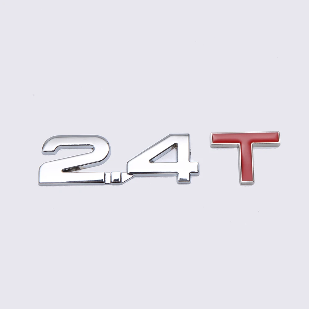 1 шт. стикер для кузова автомобиля 2 0 T 3 5 4 хромированный стайлинга двигателя