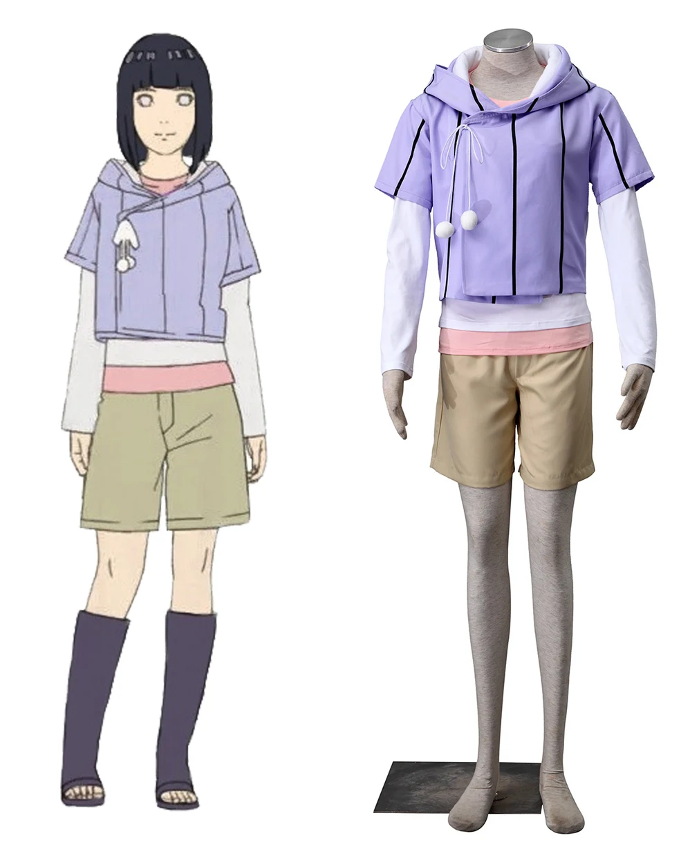 

Boruto the Movie Hyuga Hinata Cosplay Costume
