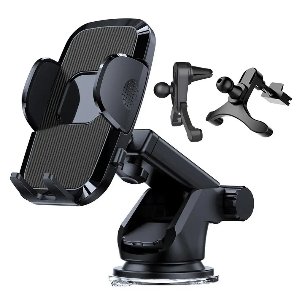 

Автомобильный держатель для телефона на присоске, универсальная подставка без магнита с креплением на присоске для GPS, смартфона