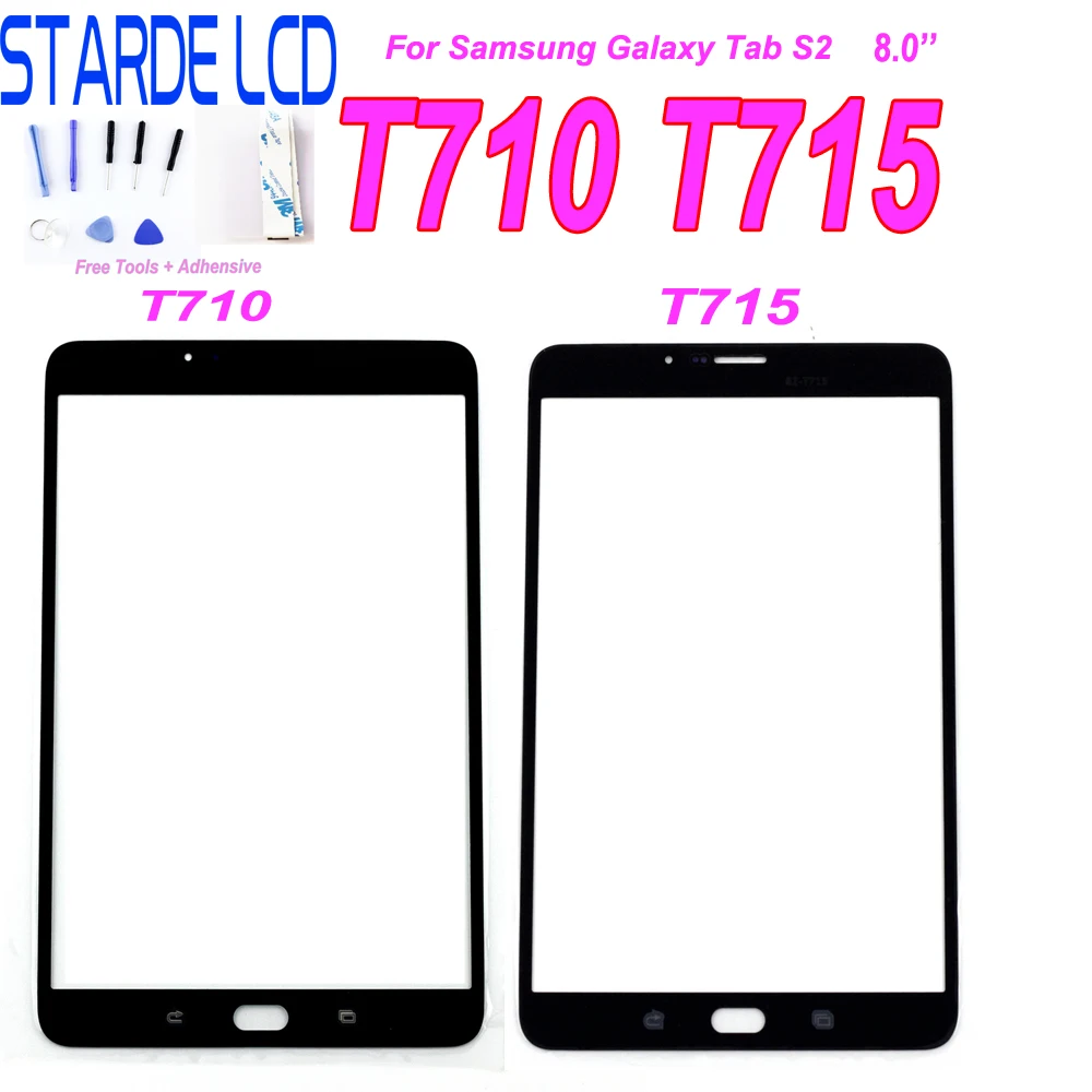 Новый T710 переднего экрана для Samsung Galaxy планшет компьютер тab S2 SM T715 стеклянная