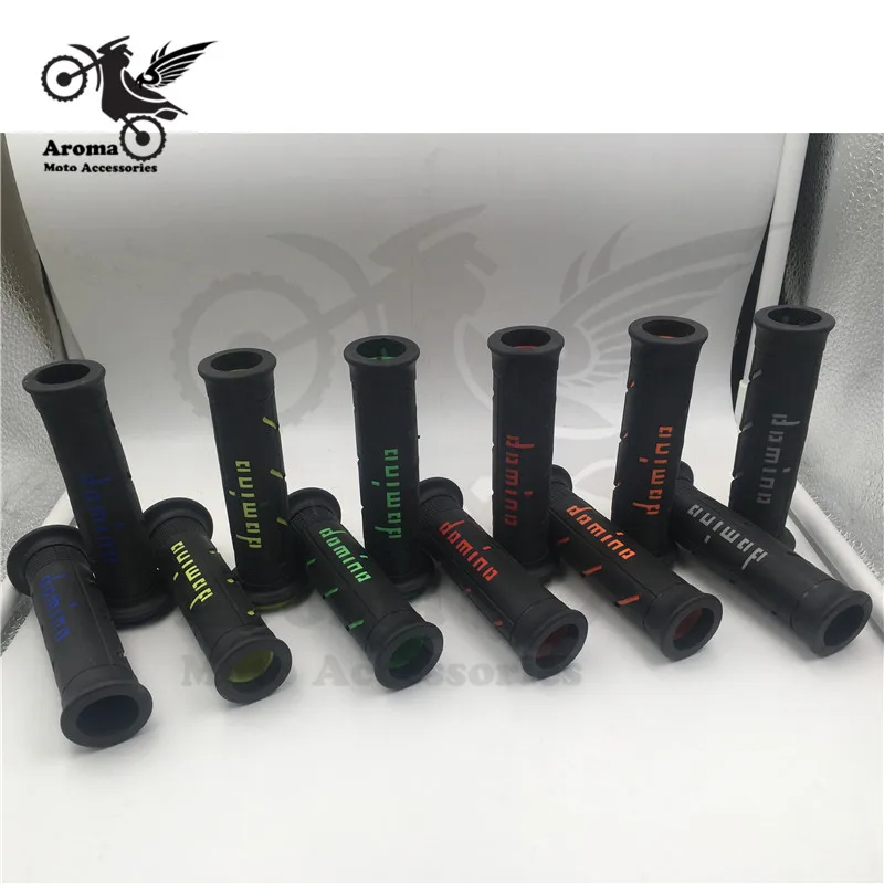 Универсальный руль для гоночного мотоцикла мягкая резина 22 мм 24 рукоятка домино