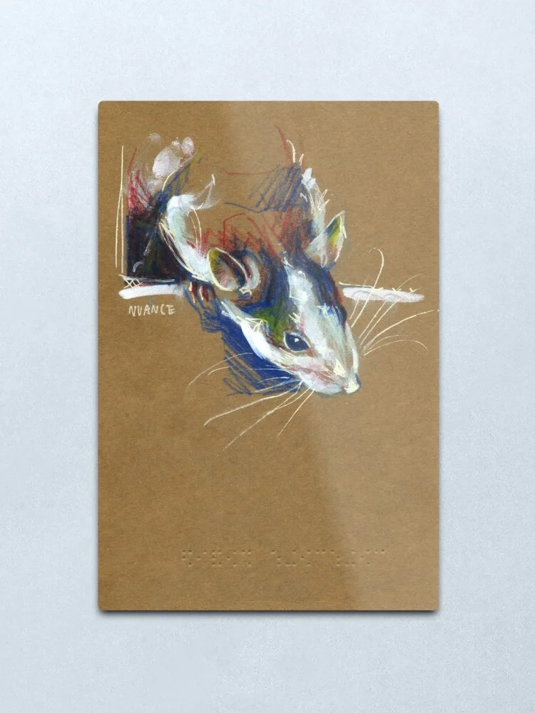 

Ketamine the rat Metal Print Tin Sign Bar Home Wall Decor Metal Art Poster