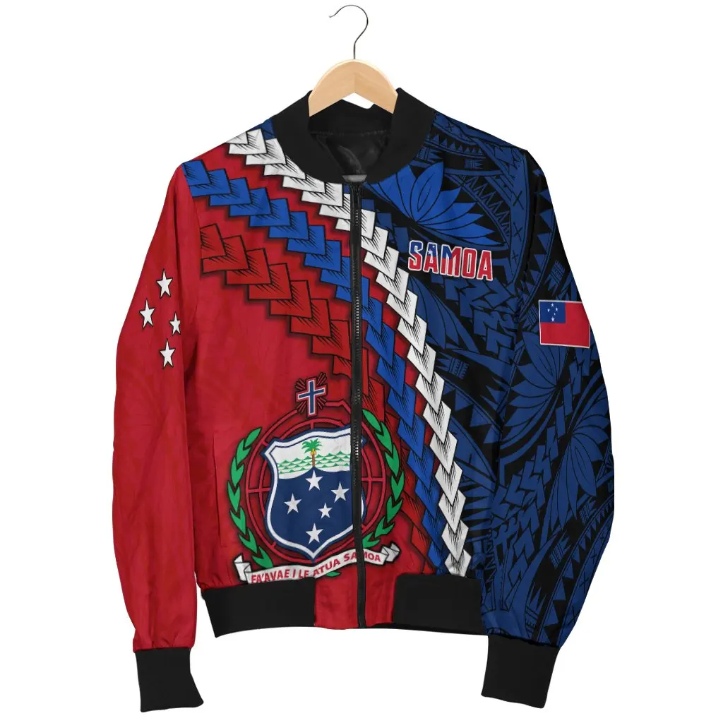 Женская куртка-бомбер PLstar Cosmos с рисунком Самоа | Мужская одежда