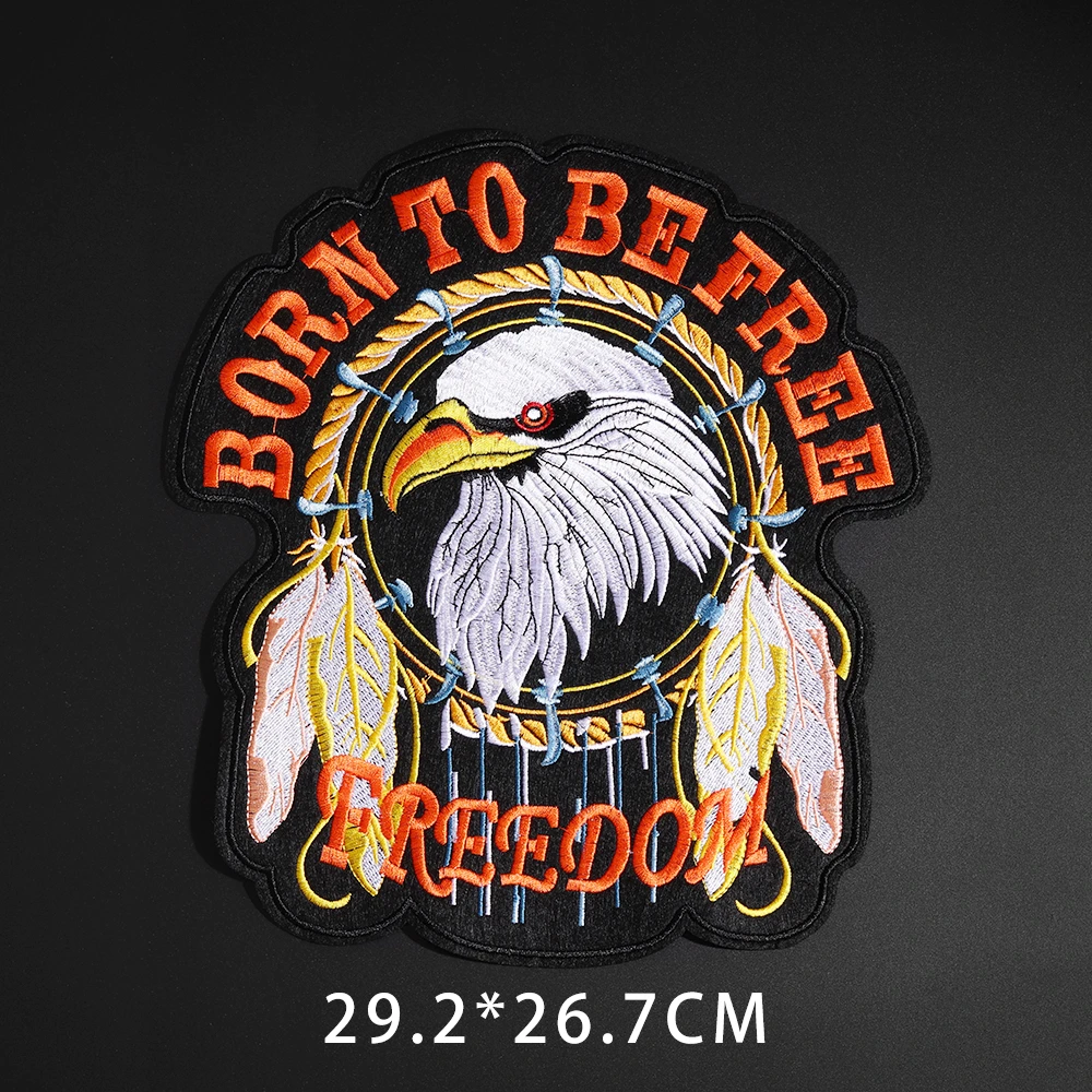 Высококачественные байкерские тканевые нашивки с вышивкой модные в стиле панк