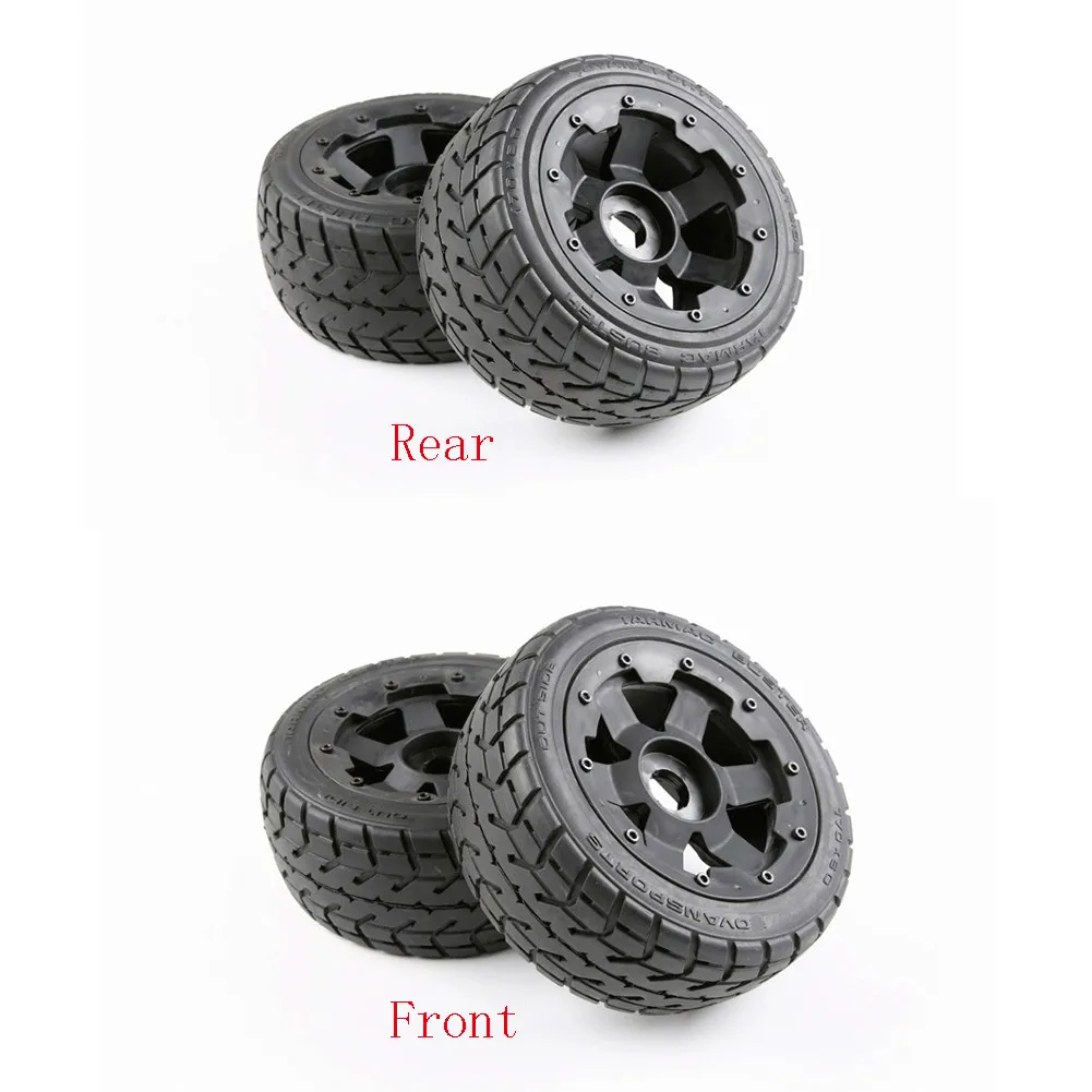 Передние и задние дорожные шины с колесной ступицей для 1/5 Hpi Rovan Km Baja 5B SS