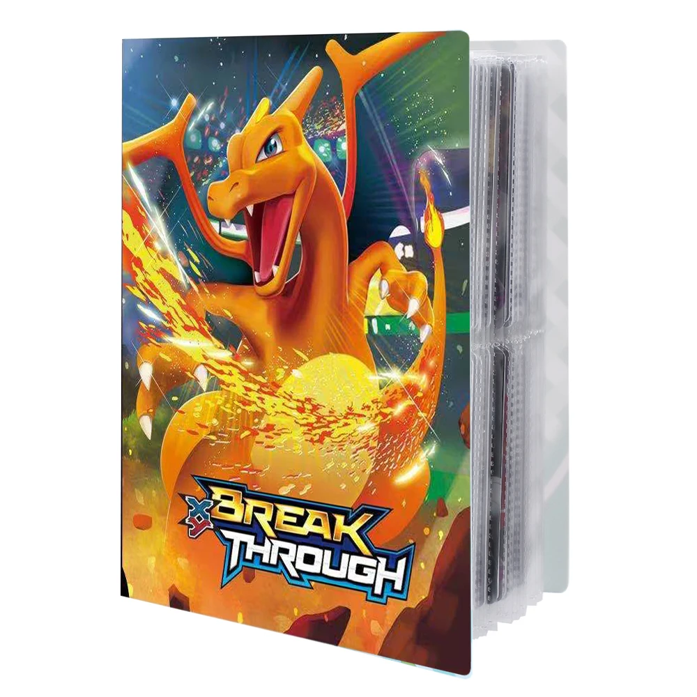 Коллекционные карточки держатели 240 шт. альбом для карт Pokemon лидер продаж список
