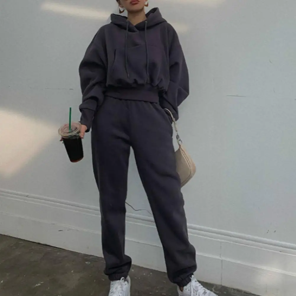 Костюм спортивный женский из 2 предметов Свитшот и штаны для фитнеса Спортивная