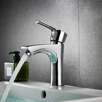 single lever two way hot cold water wash basin mixer bathroom faucet