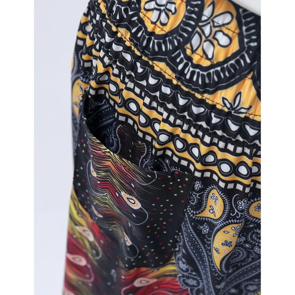 

Kids Girls Ballet Dance Pants Sport Yoga Trousers Digital Printed Smocked Waist Baggy Harem Pants Activewear Beach Dance Pants