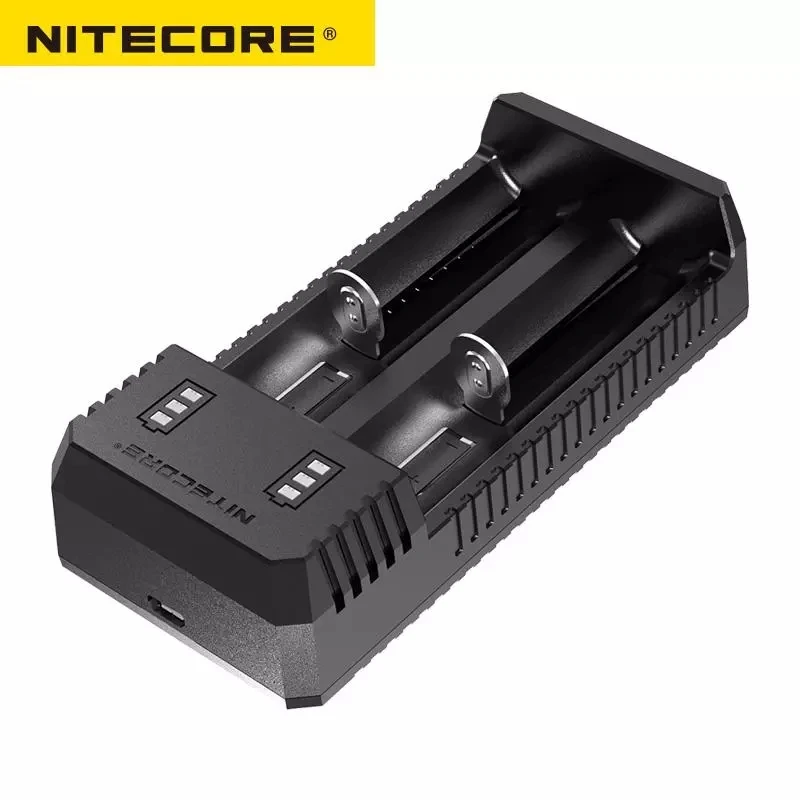 NITECORE UI2 Портативный USB Li Ion Батарея Зарядное устройство совместимо с 26650 20700 21700 18650
