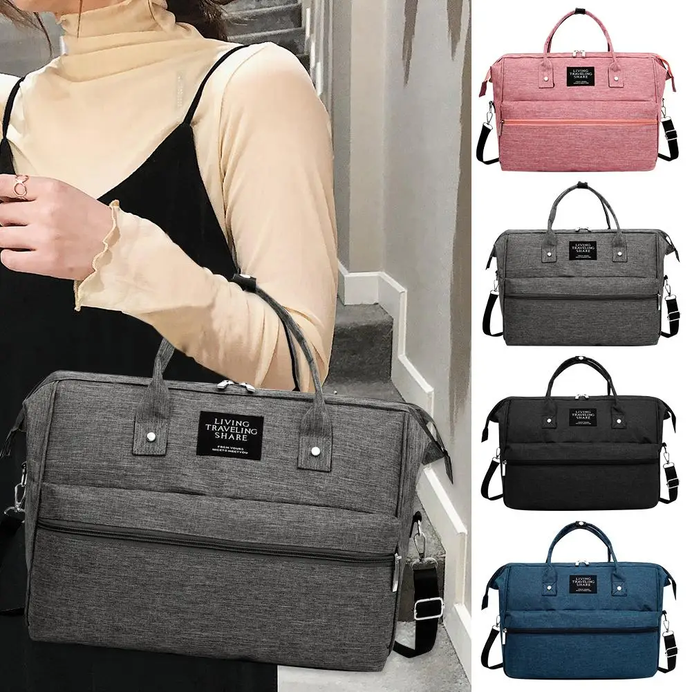 

Large Capacity Canvas Travel Handbags Shoulder Bags For Mom Babies Maternity Nappy Bag Baby Car Stroller Thermal Care Health Bag