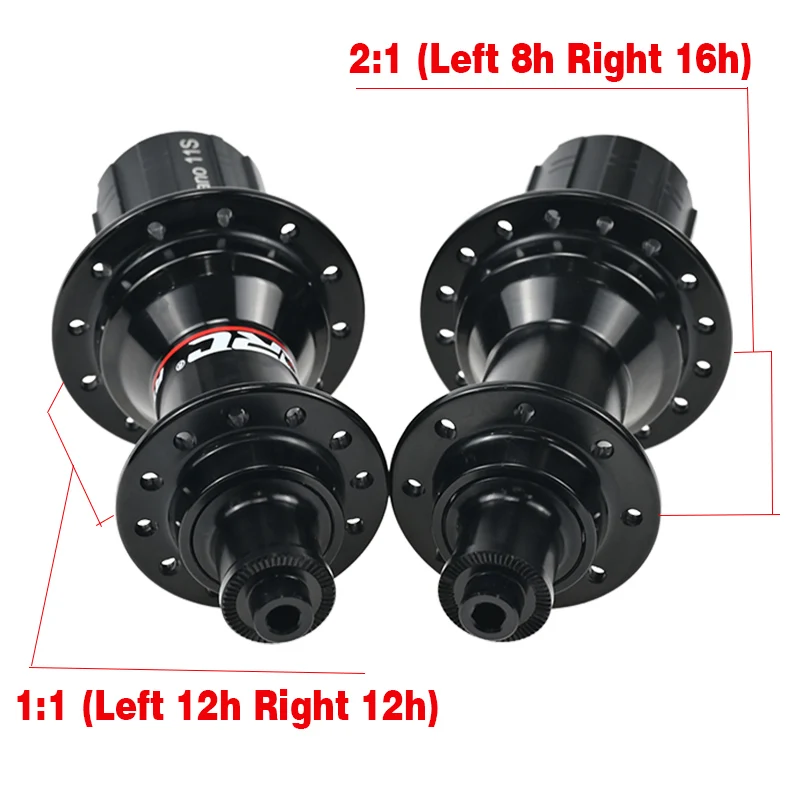 Сверхлегкая велосипедная втулка ARC 270 г 4 пешки 48 кликов передняя 100 задняя 130 NBK