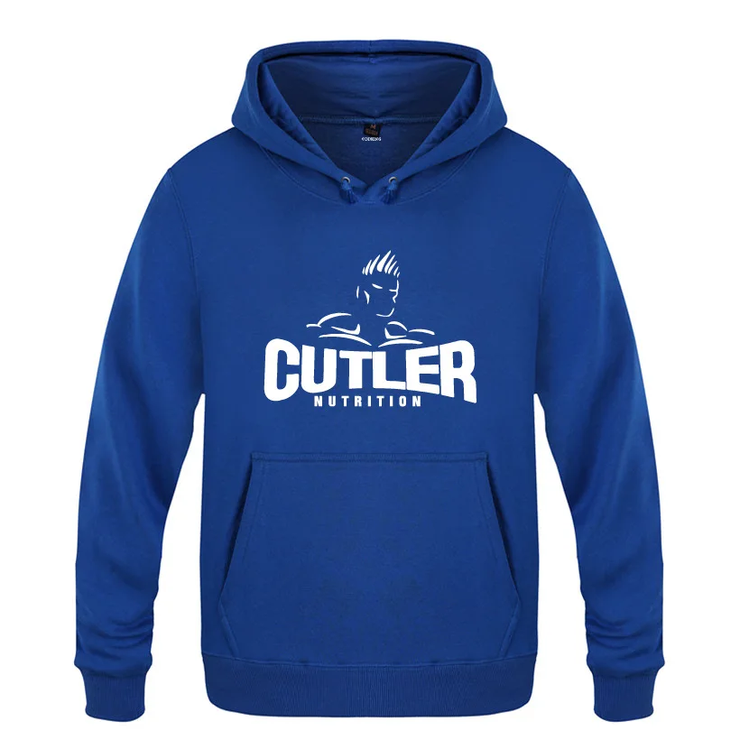 

Cutler Muscle Athletic Workout Bodybuilding Hoodies Men Fleece Long Sleeve Hooded Sweatshirt Winter Fitness Pullover Streetwear