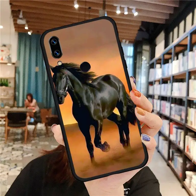 

Running horses aimal Phone Case For Xiaomi Redmi 4x 5 plus 6A 7 7A 8 mi8 8lite 9 note 4 5 7 8 pro