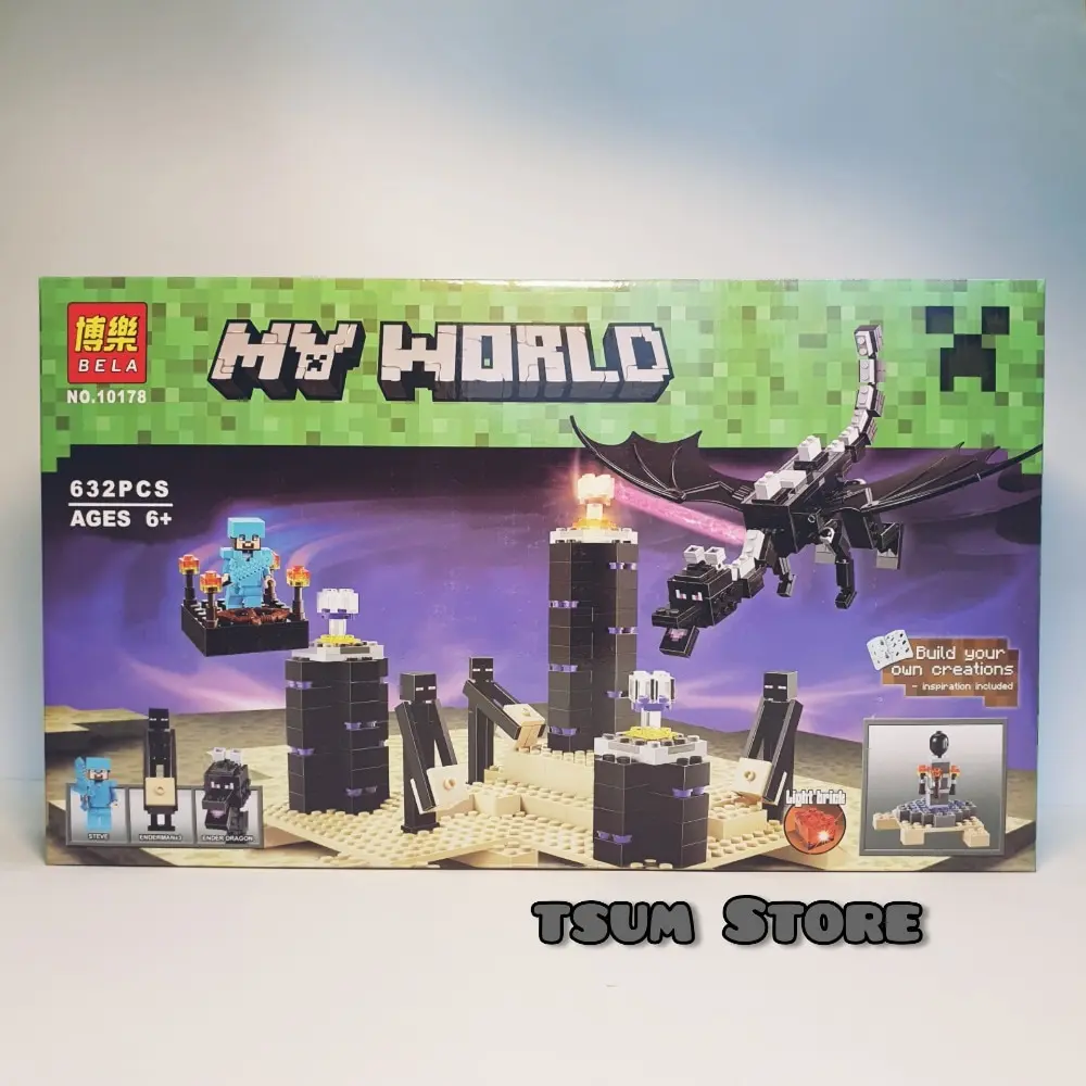 Конструктор MY WORLD &quotДракон края&quot 10178 полностью совместим с Лего 632 детали |