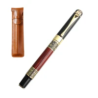 high quality classical fountain pen wood grain luxury high grade business pen metal signature fountain pen writing stationery