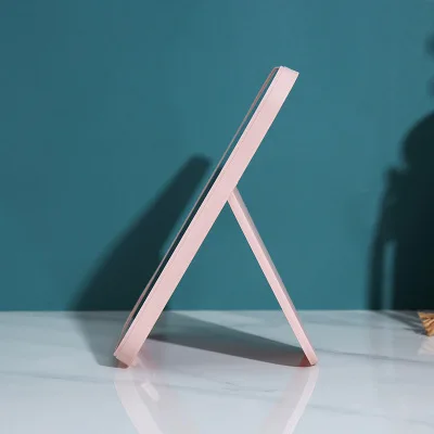 Женское зеркало для макияжа простой дизайн портативное компактное лица Складной