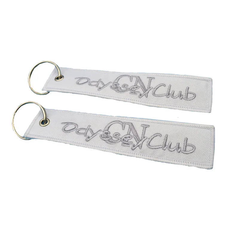 

Embroidery Car Keychain Ring For Motorcycle Promotional Gifts