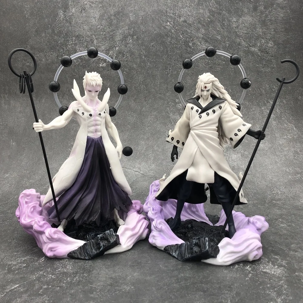 28 см Ураганные Хроники фигурки Учиха Obito Аниме антистресс PVC Моделя с хорошим