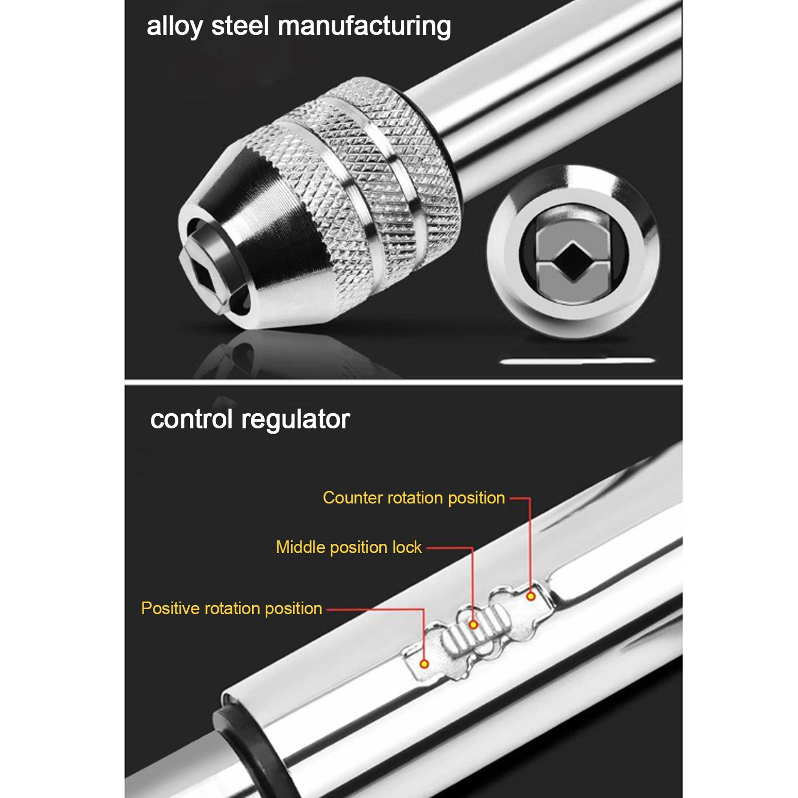 

Adjustable Ratchet Tap Wrench Reamer Lengthened Tap Reamer Tap Wrench M5-M12