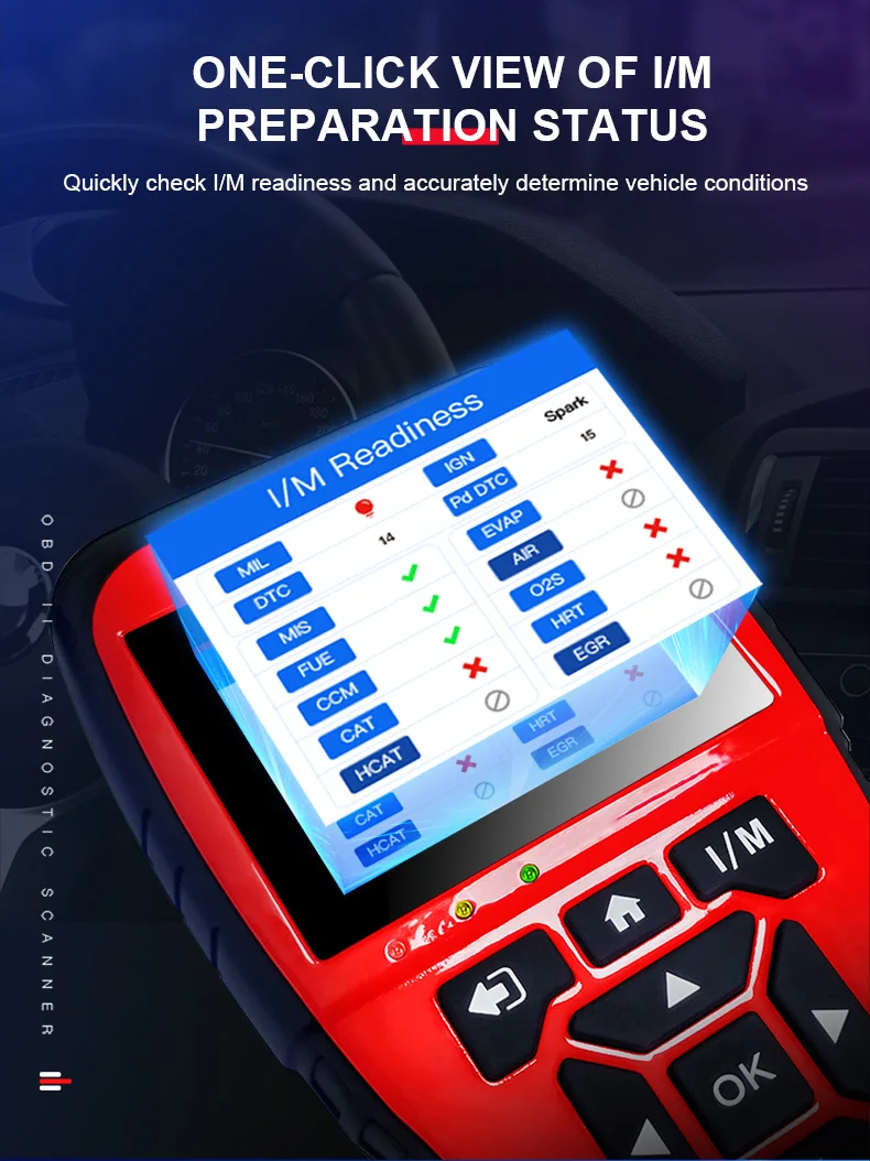 Профессиональный автомобильный диагностический инструмент JDiag JD906 OBD2 сканер