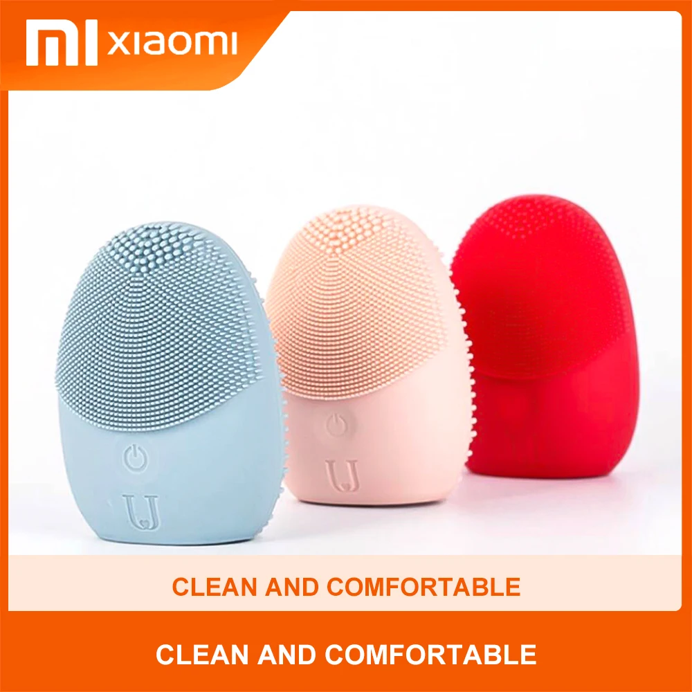 

New Xiaomi JORDAN & JUDY Cleansing Instrument Female Deep Cleanse Sonic Facial Instrument Cleans Girl Face Skin Care Massager