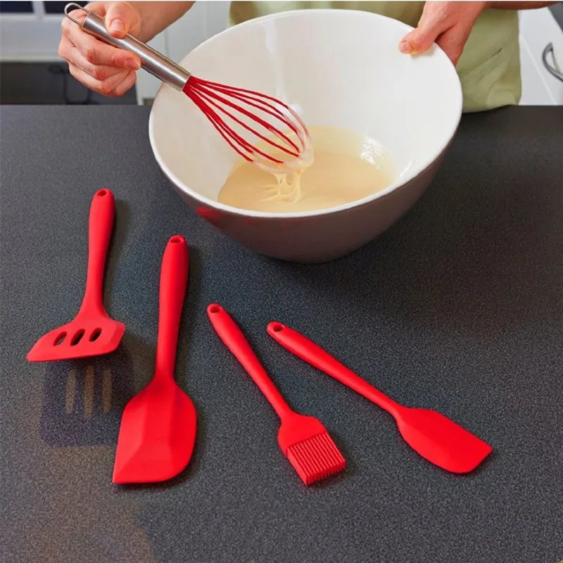 5 шт. силиконовые кухонные принадлежности набор кухонной утвари термостойкие