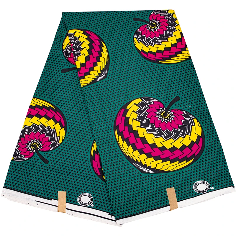 

Ankara real Cloth wax African prints fabric sewing material pure polyester batik for wedding dress craft DIY high quality tissu