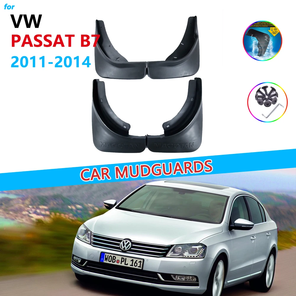 Брызговики для Volkswagen VW Passat B7 3C 2011 2012 2013 2014 брызговики шин автомобильные