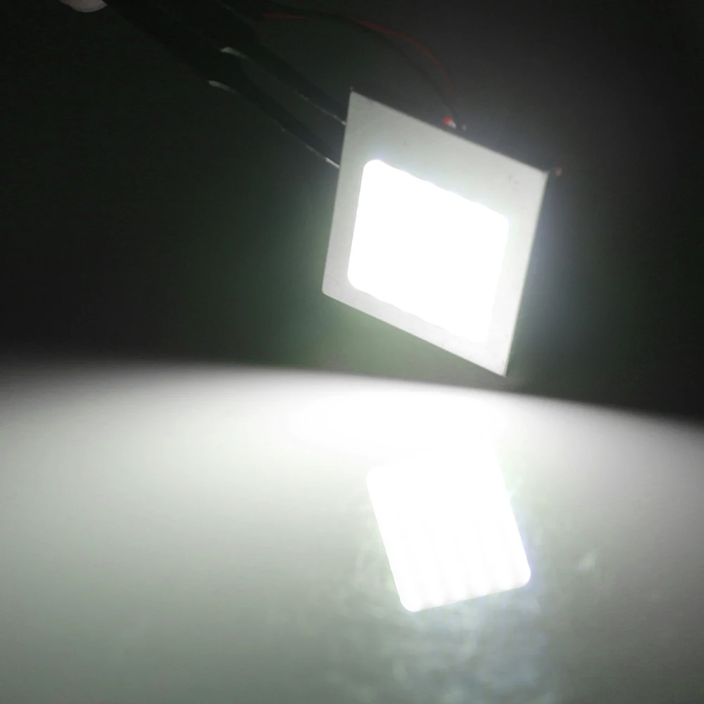 10 шт. DC12V Панель светильник COB 48 SMD Алюминий авто Интерьер Карта крыше читающие