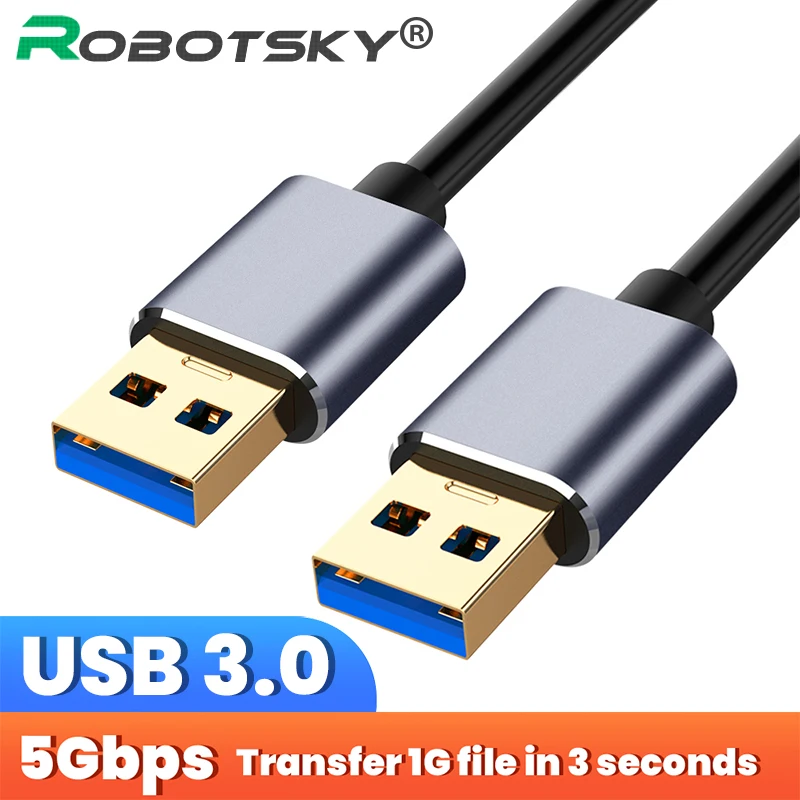 Супер Скорость USB 3 0 Тип Папа папа Мужской кабель удлинитель для передачи данных