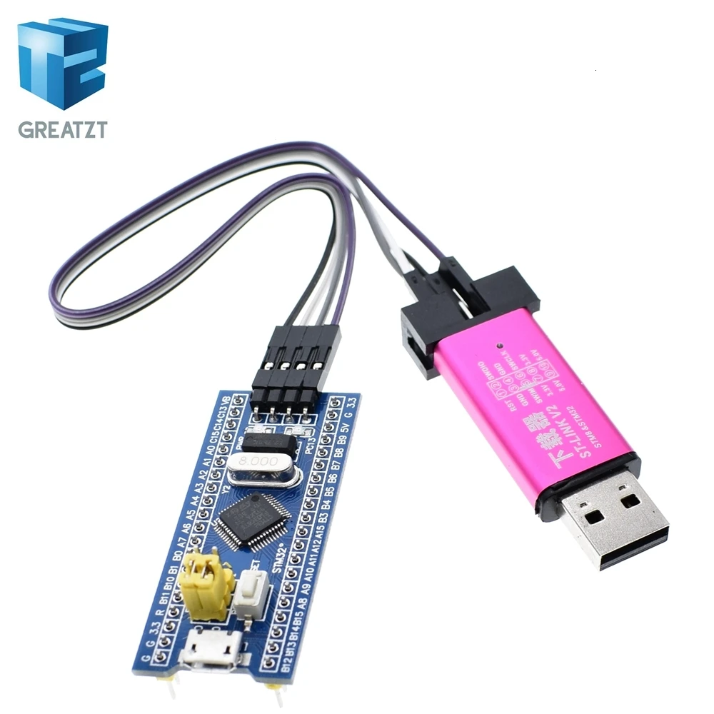 STM32F103C8T6 ARM STM32 минимальная системная макетная плата модуль для Arduino DIY Kit+ ST-Link V2 Mini STM8 симулятор загрузки