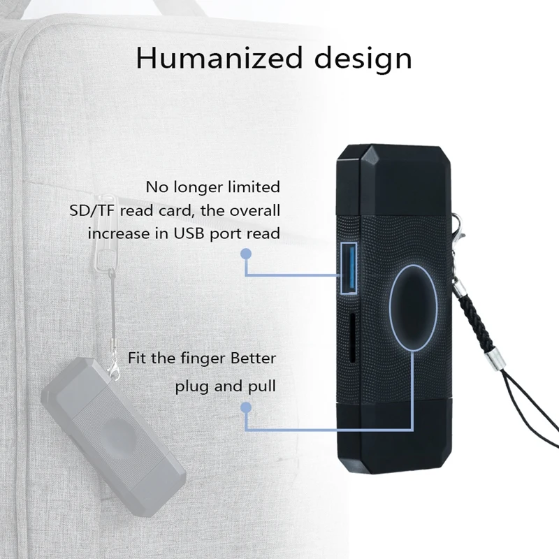 

3 in 1 Type C Card Reader SD TF Card Reader USB3.0 OTG Card Reader USB C Card Reader