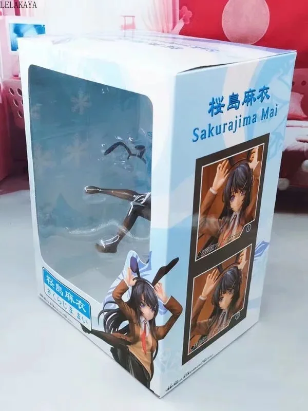 Аниме 20 см Aniplex Rascal не мечтает о фигуре кролика Senpai Sakurajima Mai Chair Ver. 1/7 ПВХ фигурка