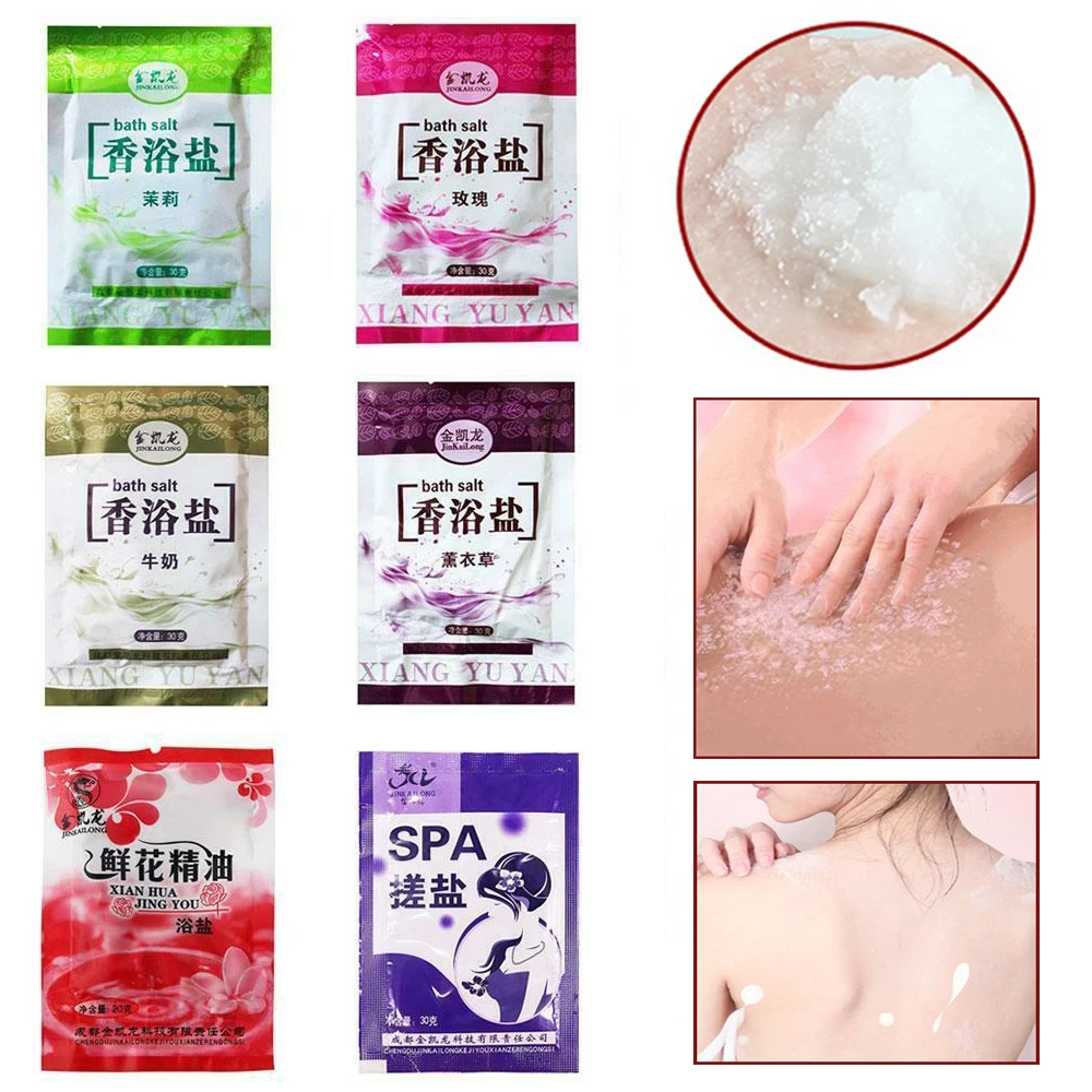 Душ Спа Ванна морская соль Роза молоко Жасмин цветок порошок лаванды тела
