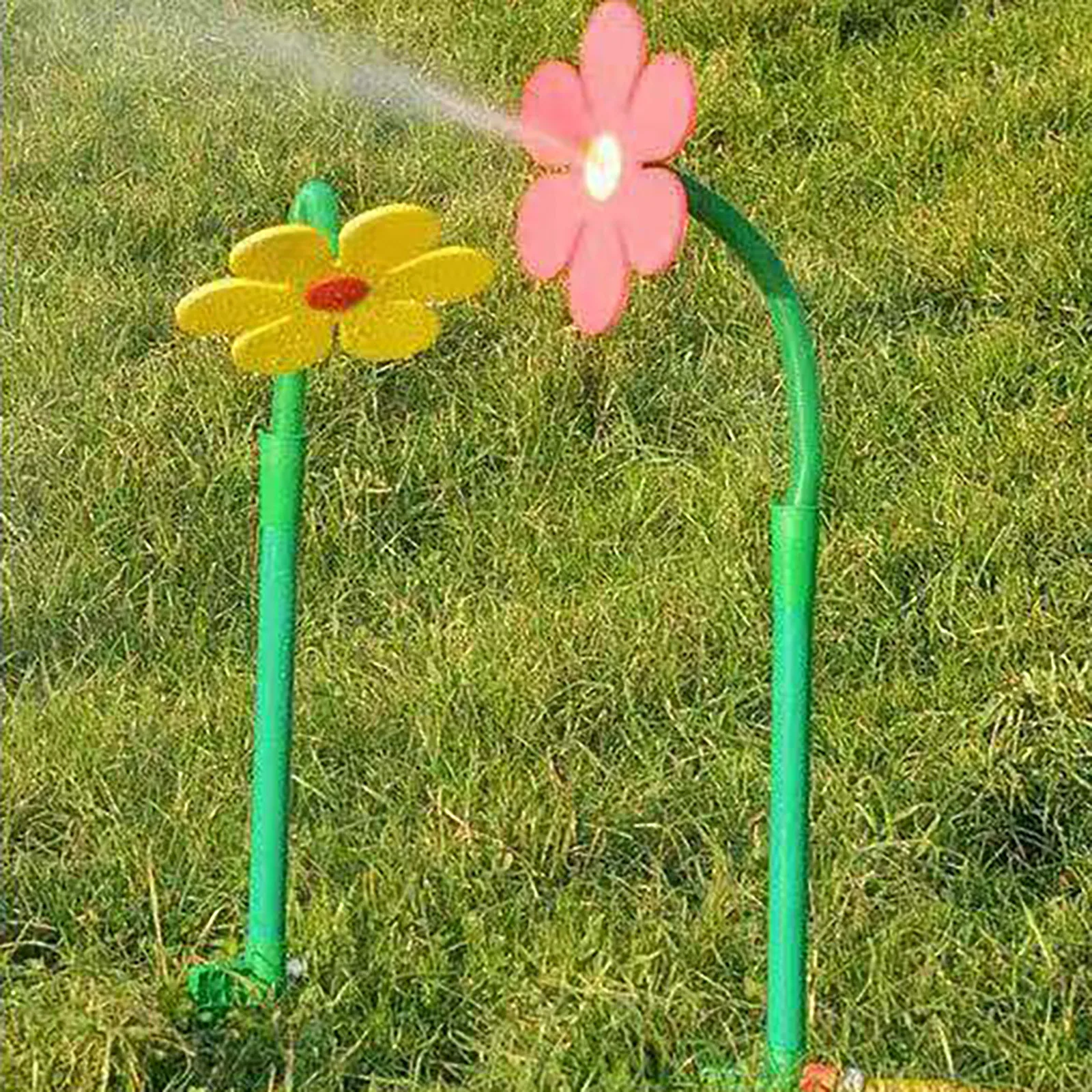 

Sun Flower Sprayer Ground Mounted Garden Sprinkler Water Jet Decor Garden Sprayer Plant Watering N50