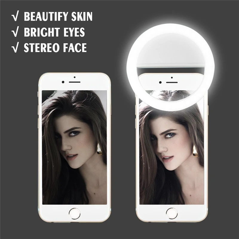 Portable Selfie Flash Led Camera Photography Ring Light Laptop Stand for Macbook Air Pro Notebook Holder Support Accessories