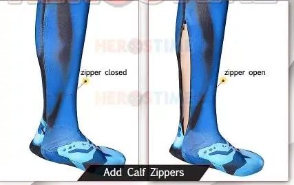 calf zipper Заказные варианты плата - Цвет: calf zipper