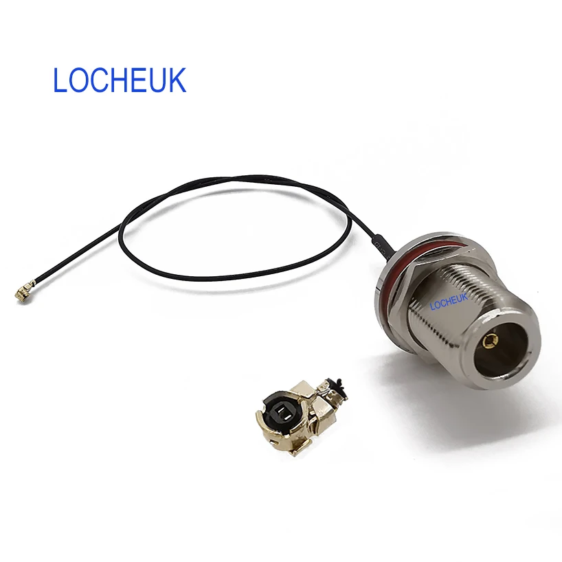 N-образный Женский Разъем для U-FL/IPX RF Коаксиальная перегородка стандартная
