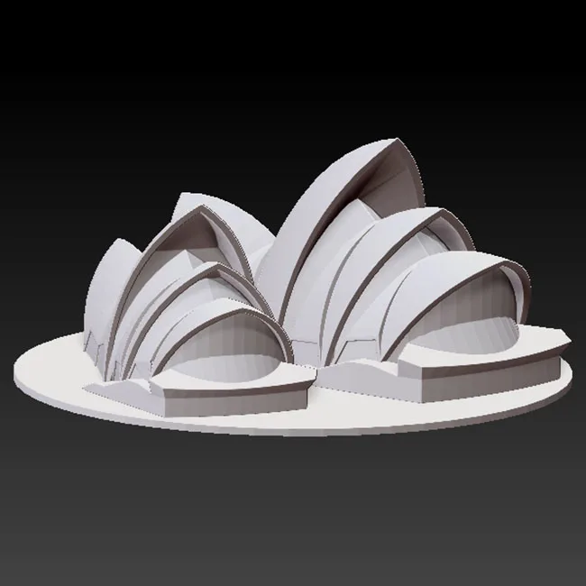 3d модель для ЧПУ или принтера в формате STL Opera House|Фрезы по дереву| |