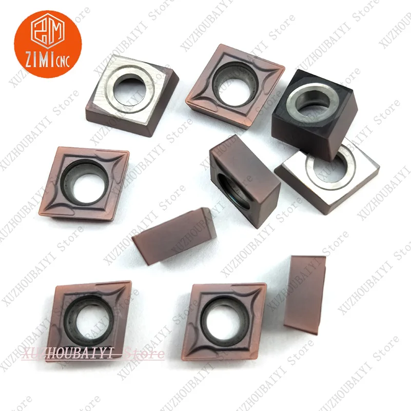 10 шт. CCMT09T304 UE6020/US735/VP15TF внутренний токарный инструмент ccmt32,51 твердосплавная вставка токарный инструмент поворотная лопасть режущий инструмент