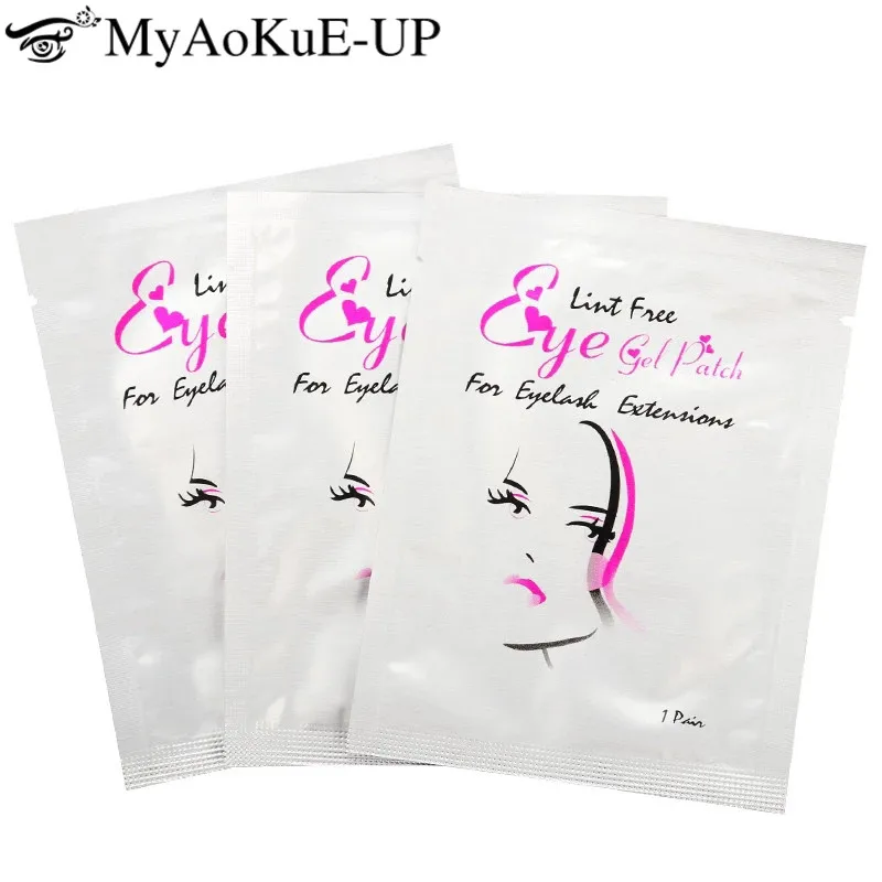 50 пар новые цветные ресницы патчи на глаза без ворса накладки жемчужные наклейки