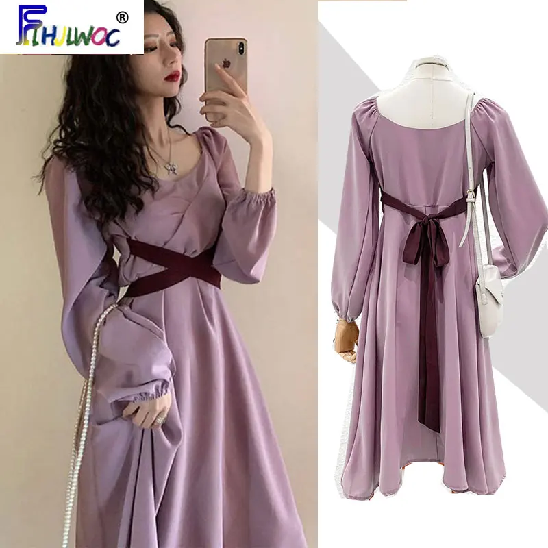 2020 дизайнерские винтажные платья Лидер продаж женское темпераментное ТРАПЕЦИЕВИДНОЕ ПЛАТЬЕ в японском