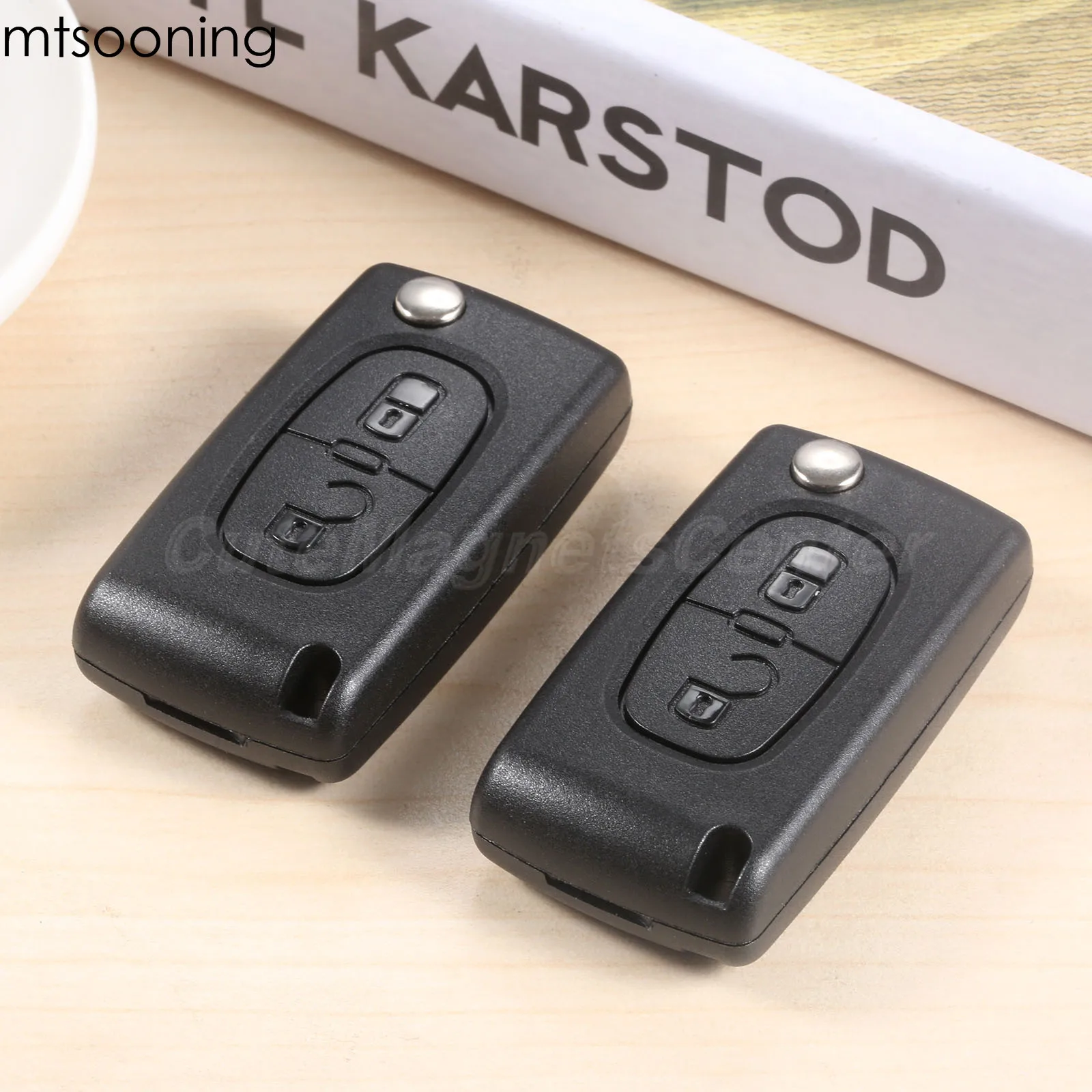 2pcs 2 Buttons 433MHz Remote Key ID46 PCF7941 Chip HU83 Uncut Blade CE0523 For Citroen C2 C3 C4 C5 | Автомобили и мотоциклы