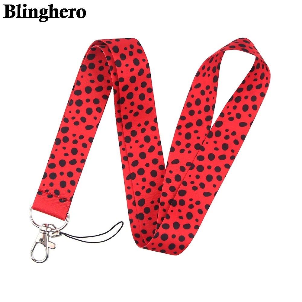 

CA1620 Wholesale 20pcs/lot Red Cartoon Lanyards Cool Neck Strap Cell Phone Keys ID Card Holder Lanyard For Keys DIY Hanging Rope