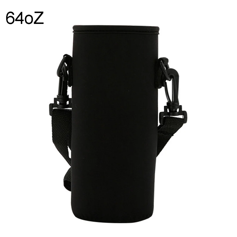 Portable Water Bottle Covers with Strap Carrier Insulated Cup Cover Bag Holder Pouch Drinkware Tools | Дом и сад