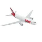 Бразильские TAM Airlines Boeing 777 модель самолета 15 см сплав авиация Коллекционная литье под давлением миниатюрное украшение Сувенирные игрушки