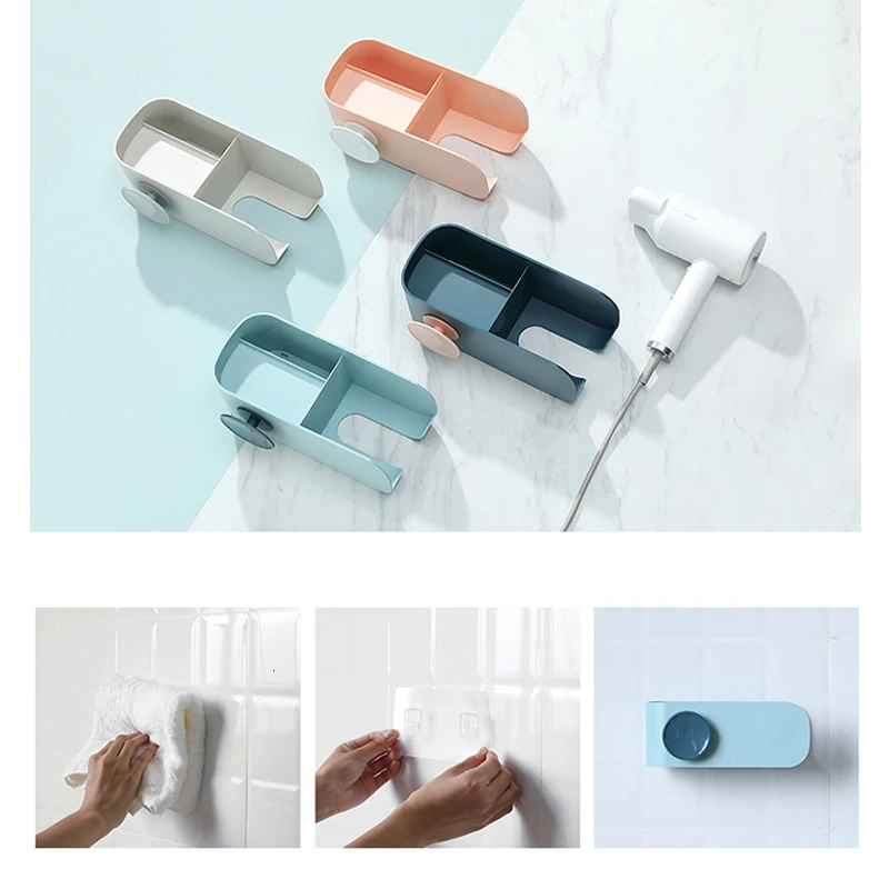 Держатель для фена без сверления настенный держатель ванная комната уход за