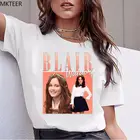 Женская Винтажная футболка с коротким рукавом и круглым вырезом, в стиле 90-х